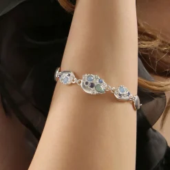 Best NEWBRIDGE SILVERWARE Stone Chain Bracelet