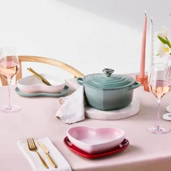 Stoneware Heart Plate 23cm