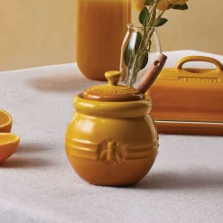 Online LE CREUSET Stoneware Honey Pot and Dipper