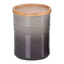 Sale LE CREUSET Stoneware Medium Storage Jar With Wooden Lid
