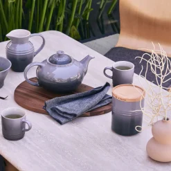 Sale LE CREUSET Stoneware Medium Storage Jar With Wooden Lid