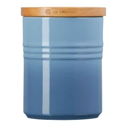 Outlet LE CREUSET Stoneware Medium Storage Jar With Wooden Lid