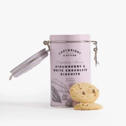 Discount CARTWRIGHT & BUTLER Strawberry & White Chocolate Biscuits 200g