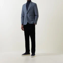 Stretch Buggy Single-Breasted Blazer