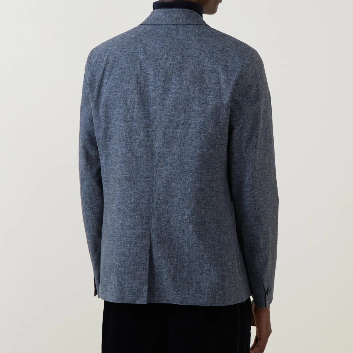 Stretch Buggy Single-Breasted Blazer