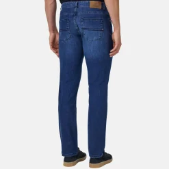 Hot BOGGI MILANO Stretch Denim Straight Leg Jeans