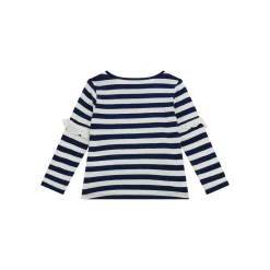 Outlet GUESS Stripe Embellished Logo Top