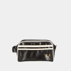 Hot FRED PERRY Stripe Logo Wash Bag