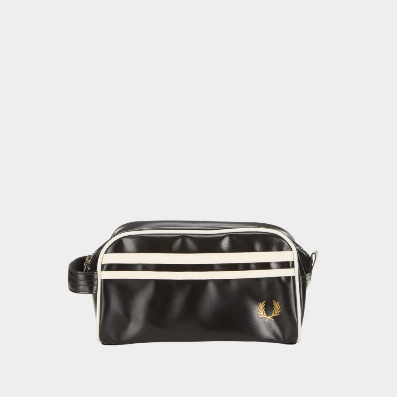 Hot FRED PERRY Stripe Logo Wash Bag