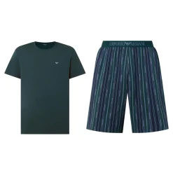 Discount ARMANI Stripe Short Pyjama Set