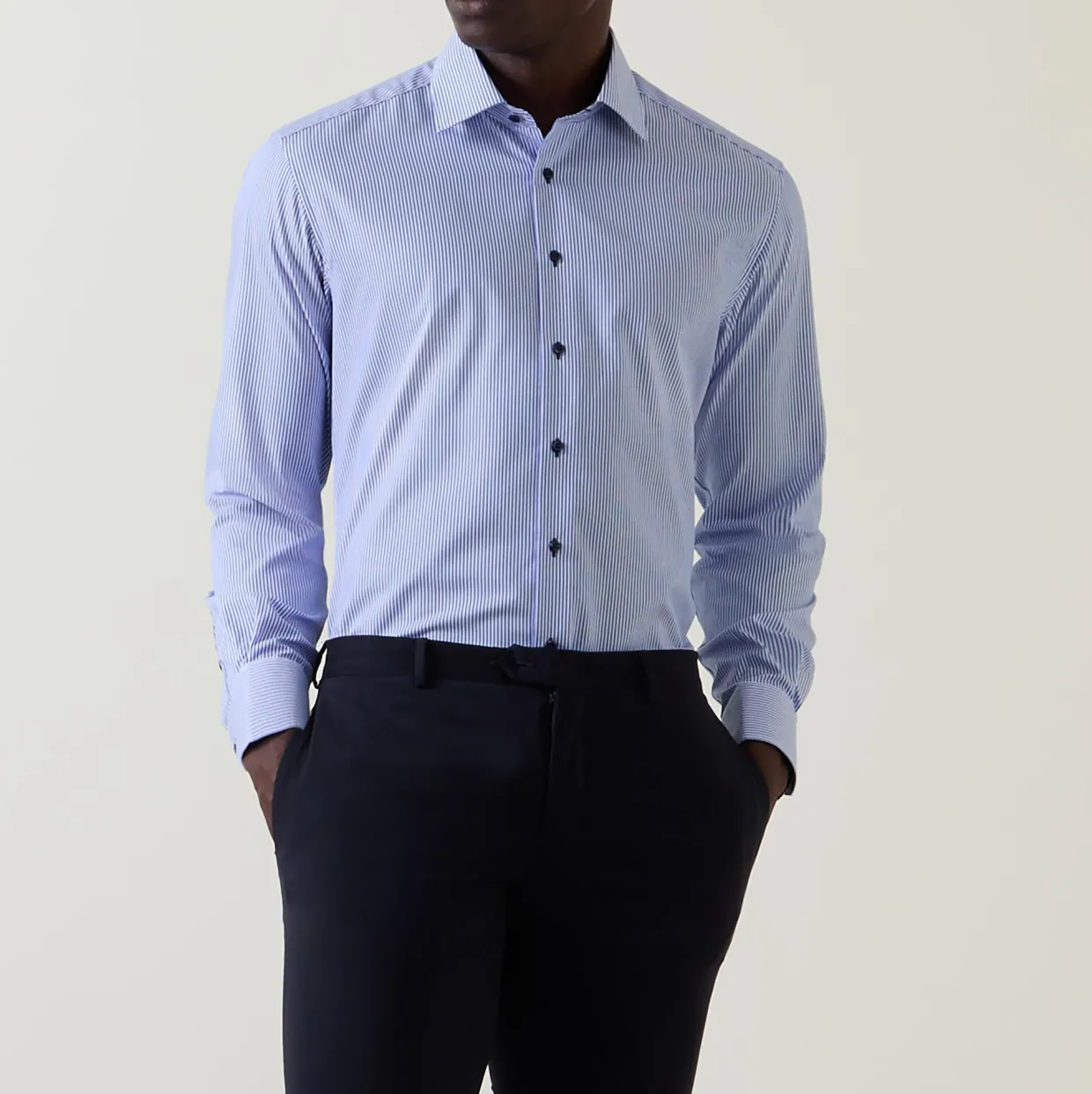 Stripe Single-Cuff Shirt