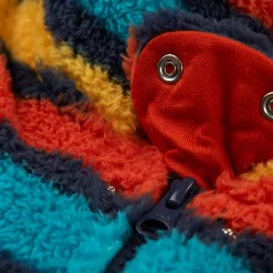 Striped Fleece Snuggle Suit