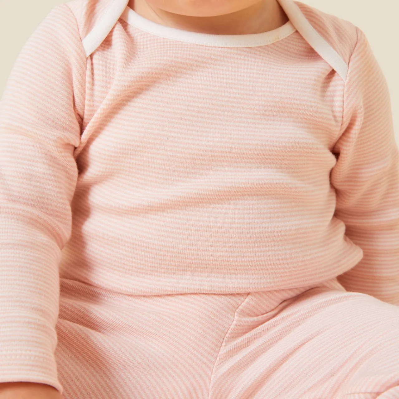 Online MORI Striped Logo Bodysuit