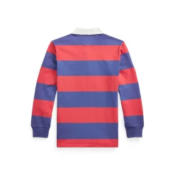 Striped Logo Crest Rugby Shirt 2-6 Years