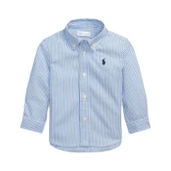 Striped Pony Logo Oxford Shirt 9-24 Months