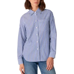 New WHISTLES Striped Relaxed Fit Shirt