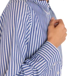 New WHISTLES Striped Relaxed Fit Shirt