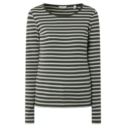Hot GANT Striped Rib Long-Sleeved T-Shirt