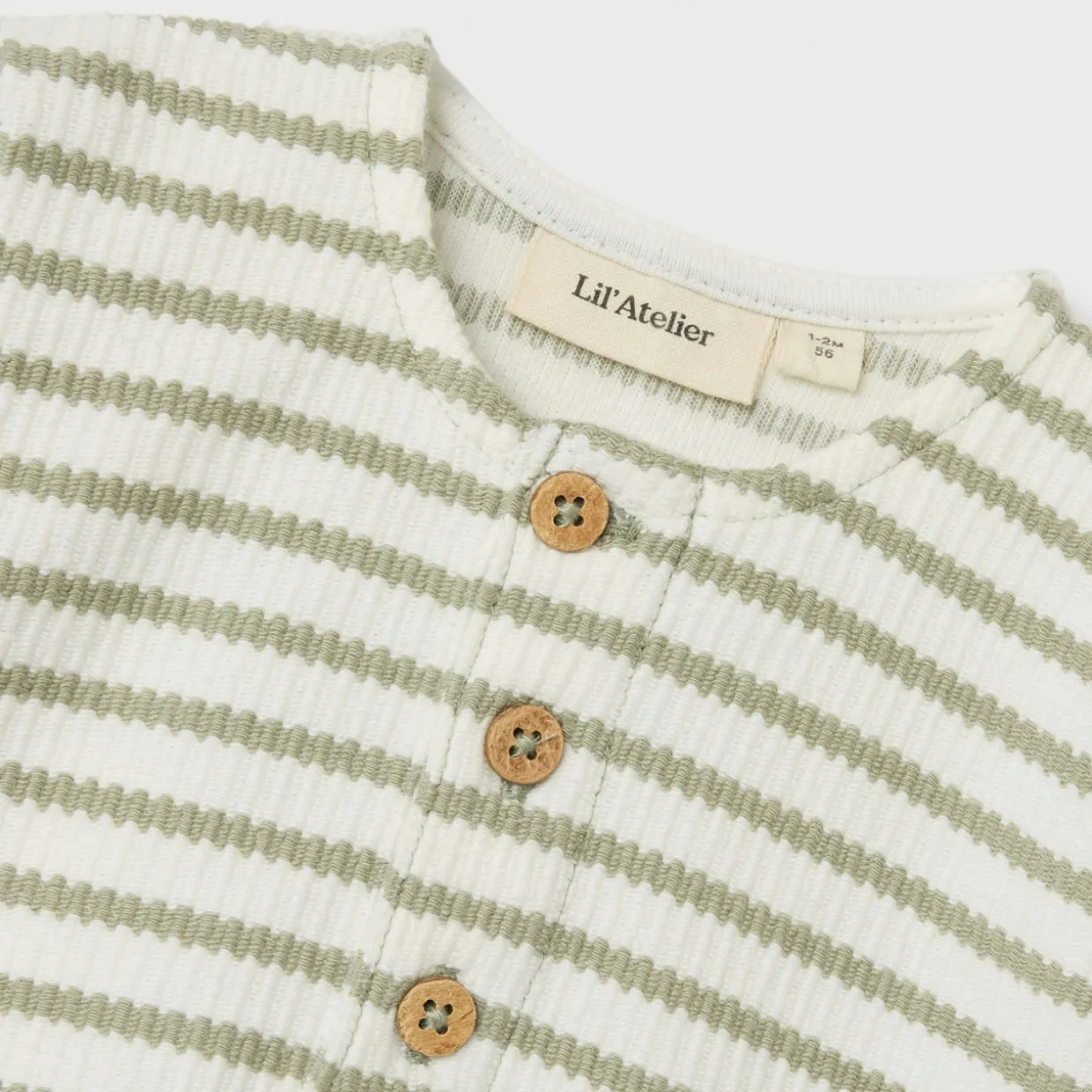 Striped Ribbed Bodysuit