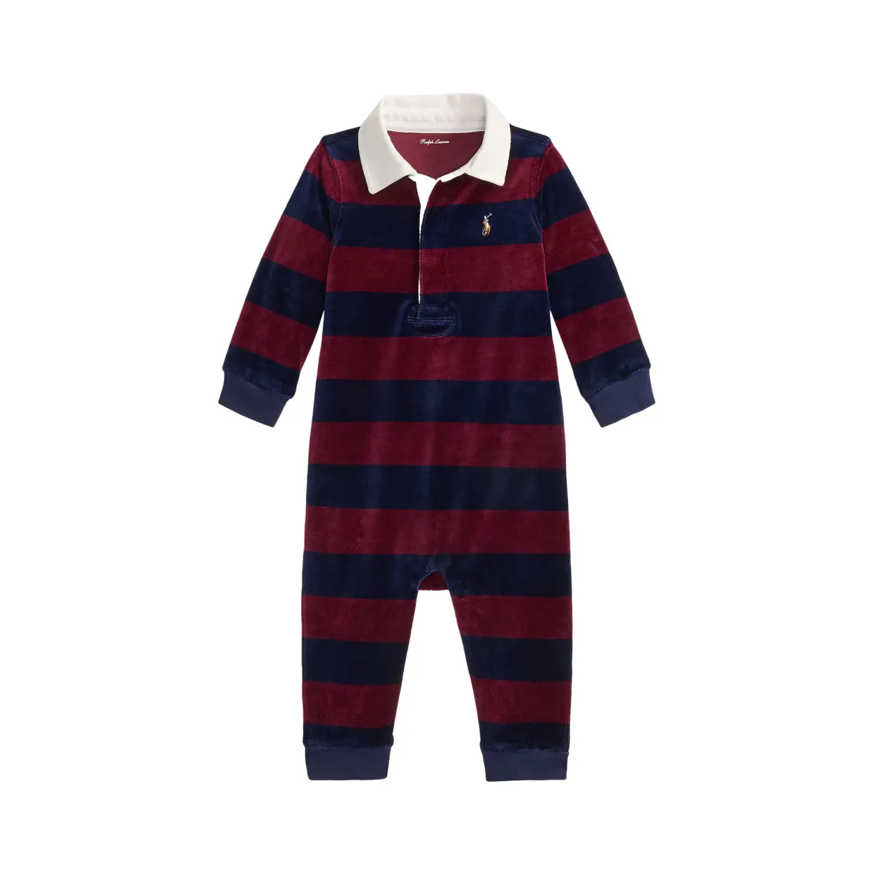 Striped Rugby Coverall 3-12 Months