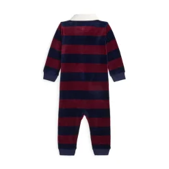 Striped Rugby Coverall 3-12 Months