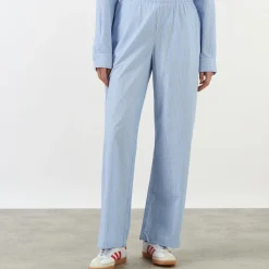 Striped Wide Leg Trousers