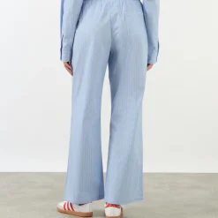 Striped Wide Leg Trousers