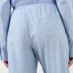 Striped Wide Leg Trousers