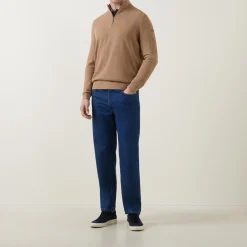 Structure Logo Half-Zip Sweater