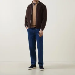 Structure Logo Half-Zip Sweater