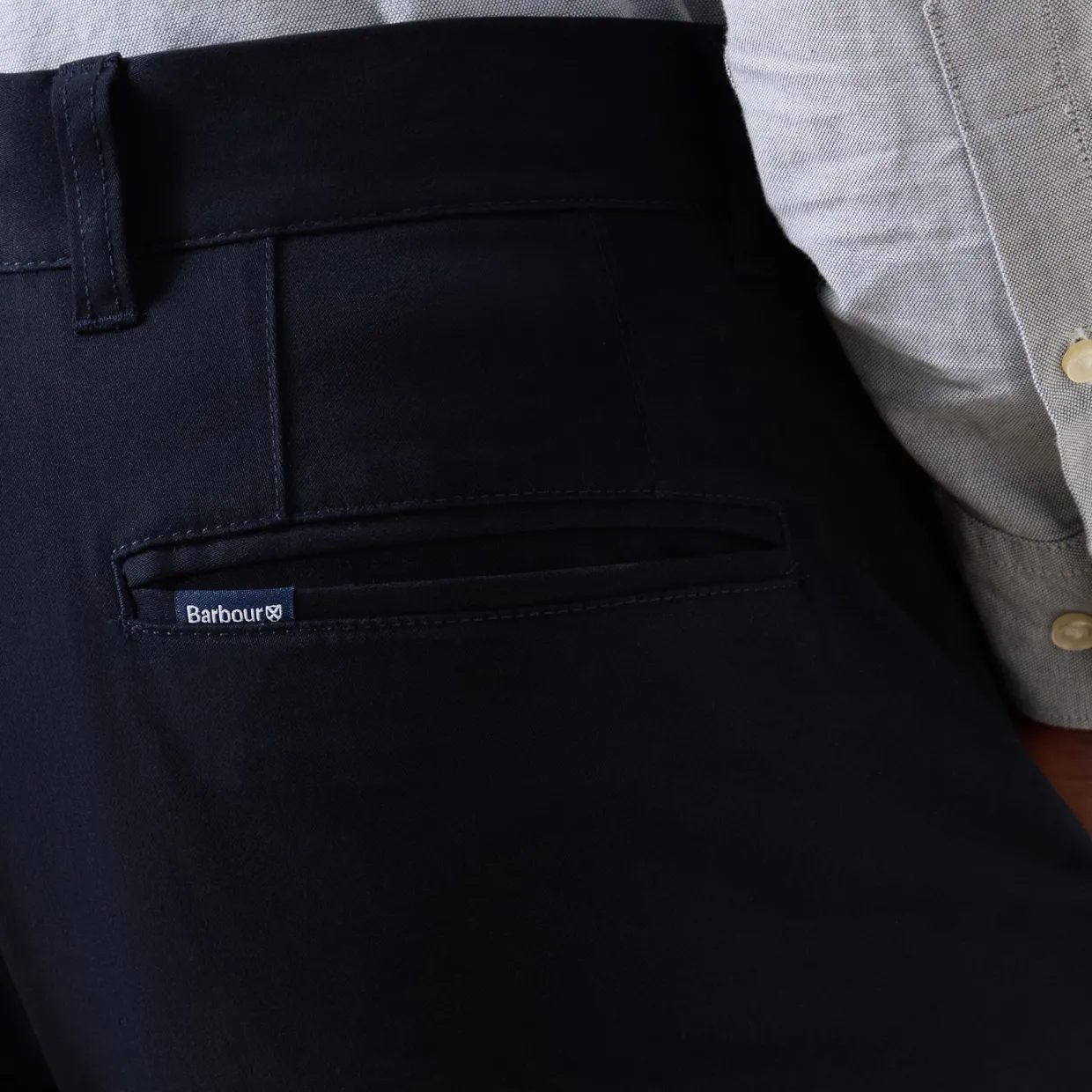 Suede Sateen Tailored Trousers