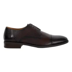 Suffix Leather Toe Cap Derby Shoes