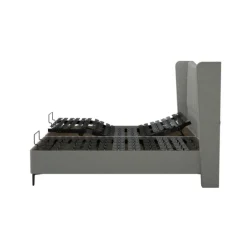 Suffolk Adjustable Divan Soho Light Grey 6ft - Super King