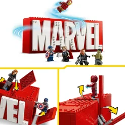 Super Heroes Marvel Logo & Minifigures