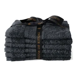 Best RITUALS Super Smooth Bamboo Cotton Towel Charcoal Grey