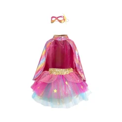 Super-Duper Rainbow Mask, Cape & Tutu Three-Piece Set