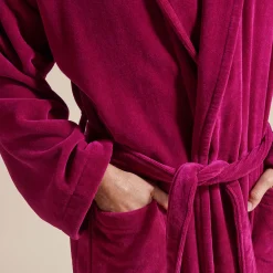 Online CHRISTY Supreme Velour Bathrobe Raspberry