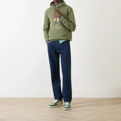 New POLO RALPH LAUREN Surf Bear Logo Drawstring Hoodie