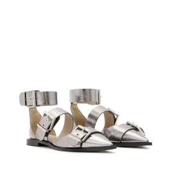 Sutton Metallic Pointed Flats