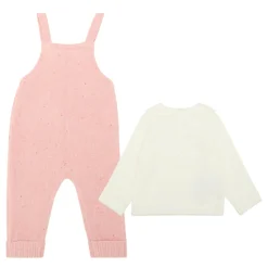 New MAYORAL Sweater & Knitted Dungarees Two-Piece Set