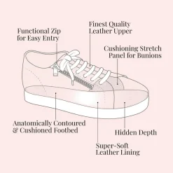 Swirl Leather Trainers