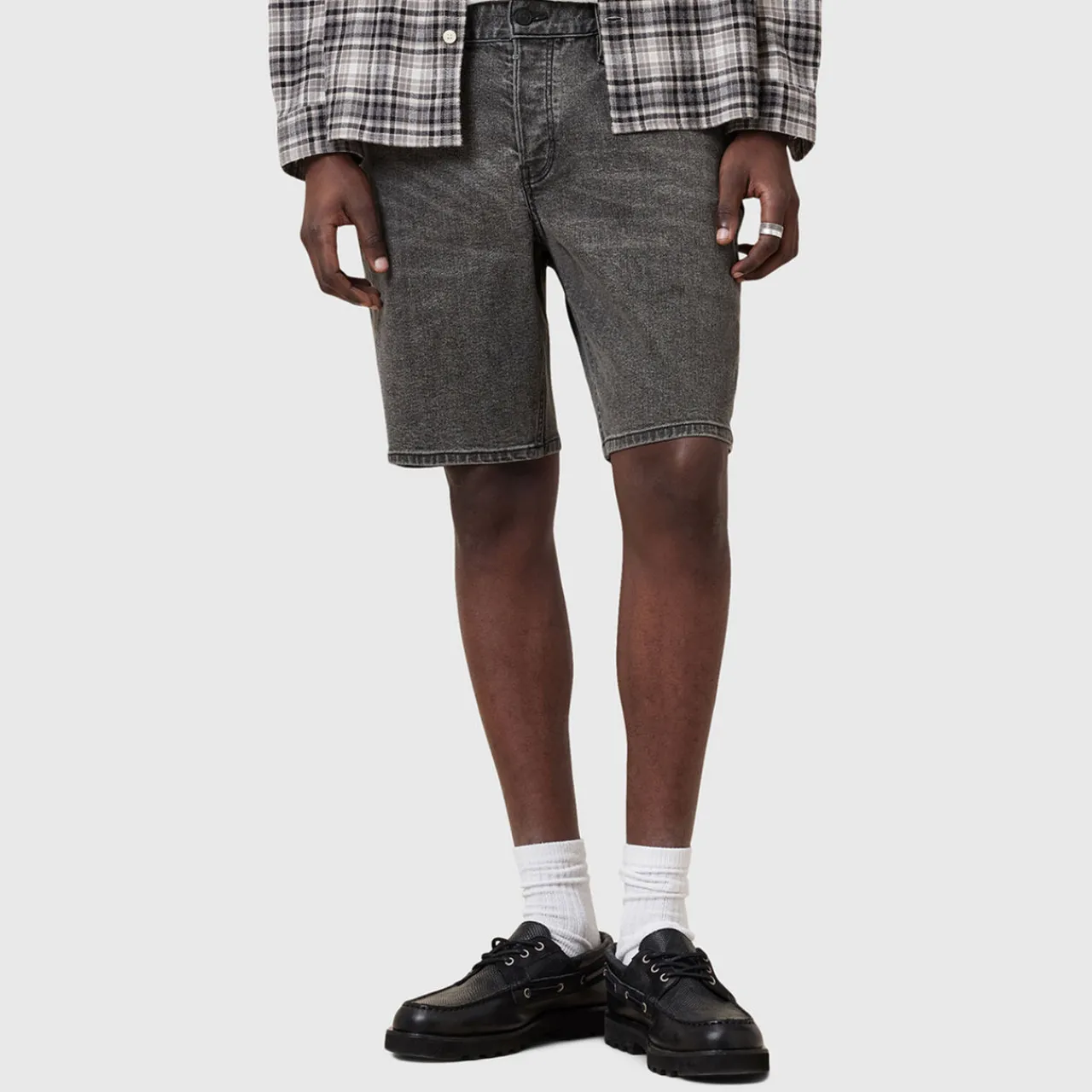 Fashion ALLSAINTS Switch Denim Shorts