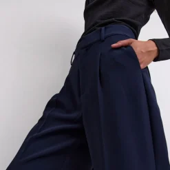 Tailored High-Rise Skinny-Fit Trousers