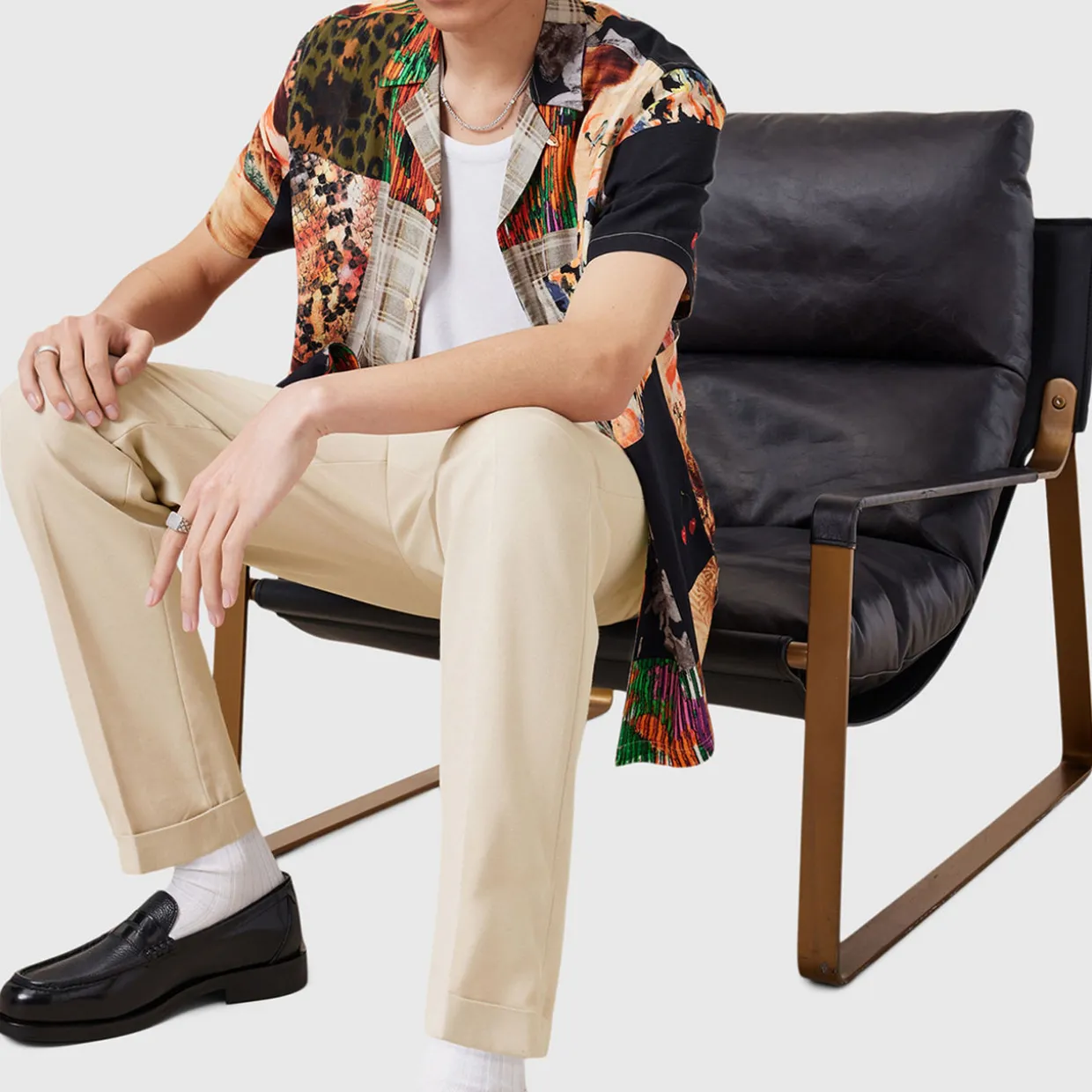 Tallis Mid-Rise Slim Leg Trousers