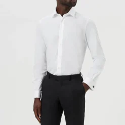 Tapered Fit Button-Down Shirt