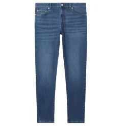 Tapered-Leg Jeans