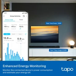Fashion TP-LINK Tapo Mini Smart Wi-Fi Plug Energy Monitor