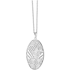 Tara Oval Pendant Necklace