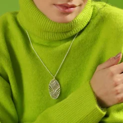 Tara Oval Pendant Necklace