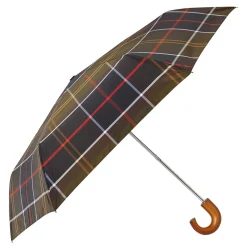 Outlet BARBOUR Tartan Telescopic Umbrella Multicolour